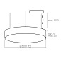 ART-S-ROUND L FLEX LED светильник подвесной круг (сплошная засветка)   -  Подвесные светильники 